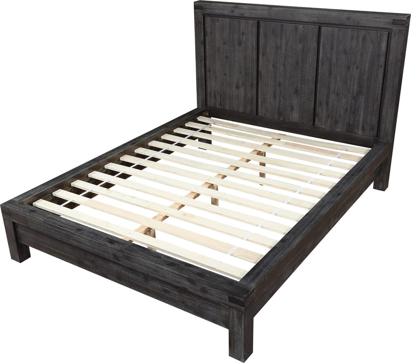 Meadow California King-Size Solid Wood Platform Bed in Graphite