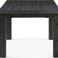Meadow Solid Wood Rectangle Table in Graphite