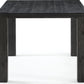 Meadow Solid Wood Rectangle Table in Graphite