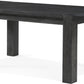 Meadow Solid Wood Rectangle Table in Graphite