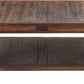 Meadow Solid Wood Square Coffee Table in Brick Brown
