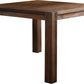Meadow Solid Wood Square Counter Table in Brick Brown