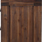 Meadow Two Drawer Solid Wood Nightstand in Brick Brown