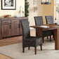 Meadow Wicker Dining Chair in Brick Brown