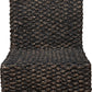 Meadow Wicker Dining Chair in Brick Brown