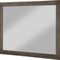 Melbourne Beveled Glass Mirror in Dark Pine