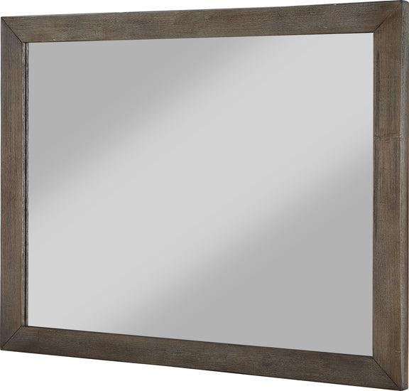 Melbourne Beveled Glass Mirror in Dark Pine