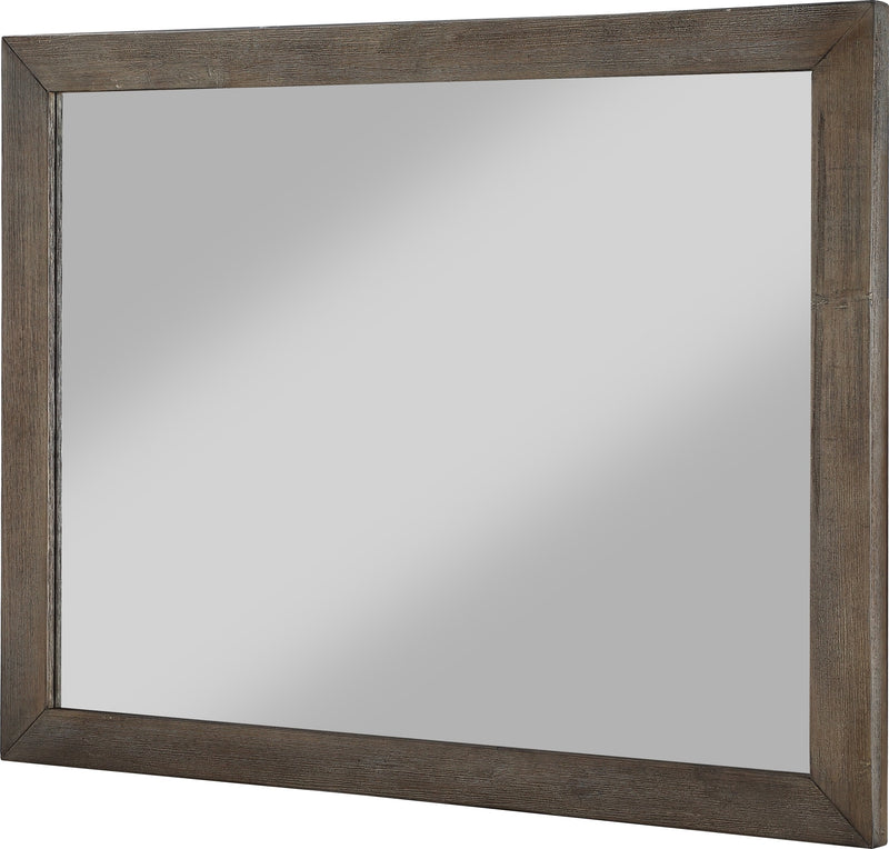 Melbourne Beveled Glass Mirror in Dark Pine