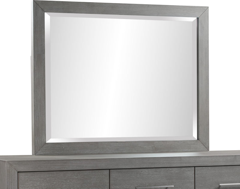Melbourne Beveled Glass Mirror in Mineral