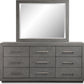 Melbourne Beveled Glass Mirror in Mineral