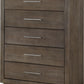 Melbourne Five Drawer Chest in Dark Pine (2024)