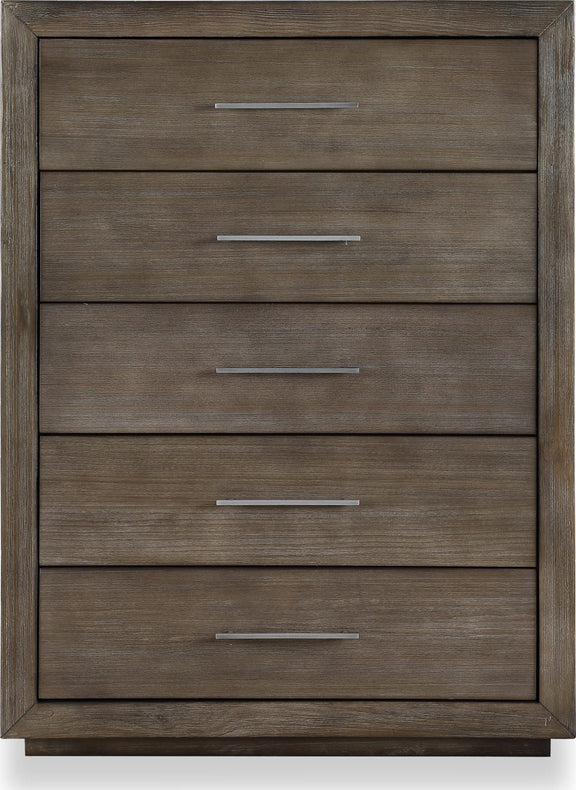 Melbourne Five Drawer Chest in Dark Pine (2024)