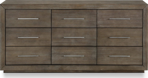 Melbourne Nine Drawer Dresser in Dark Pine (2024)