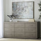 Melbourne Nine Drawer Dresser in Mineral (2024)
