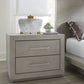 Melbourne Two Drawer Nightstand with USB in Mineral