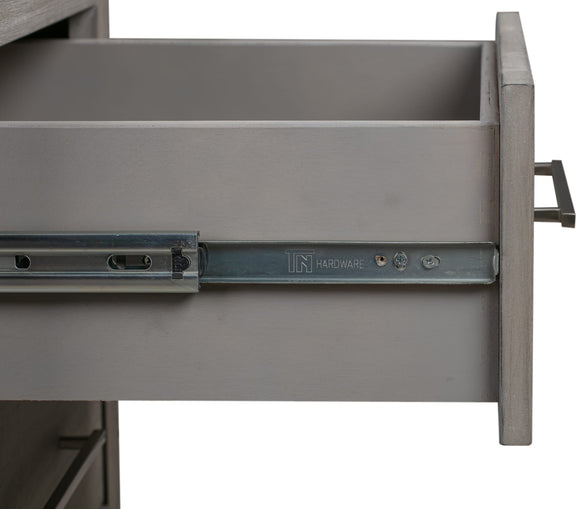 Melbourne Two Drawer Nightstand with USB in Mineral