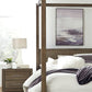 Melbourne Full-Size Canopy Bed in Dark Pine