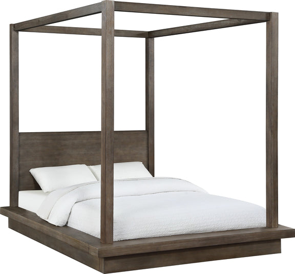 Melbourne Full-Size Canopy Bed in Dark Pine