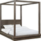 Melbourne California-King Canopy Bed in Dark Pine