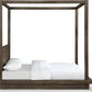 Melbourne California-King Canopy Bed in Dark Pine