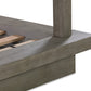Melbourne California-King Canopy Bed in Mineral