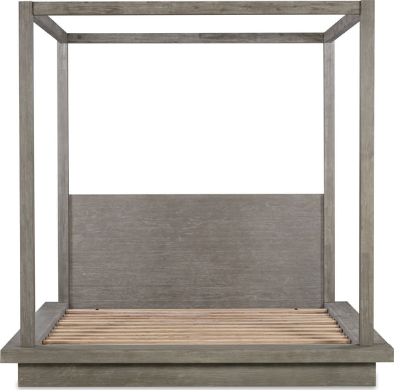Melbourne Full-Size Canopy Bed in Mineral