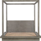 Melbourne Queen-Size Canopy Bed in Mineral