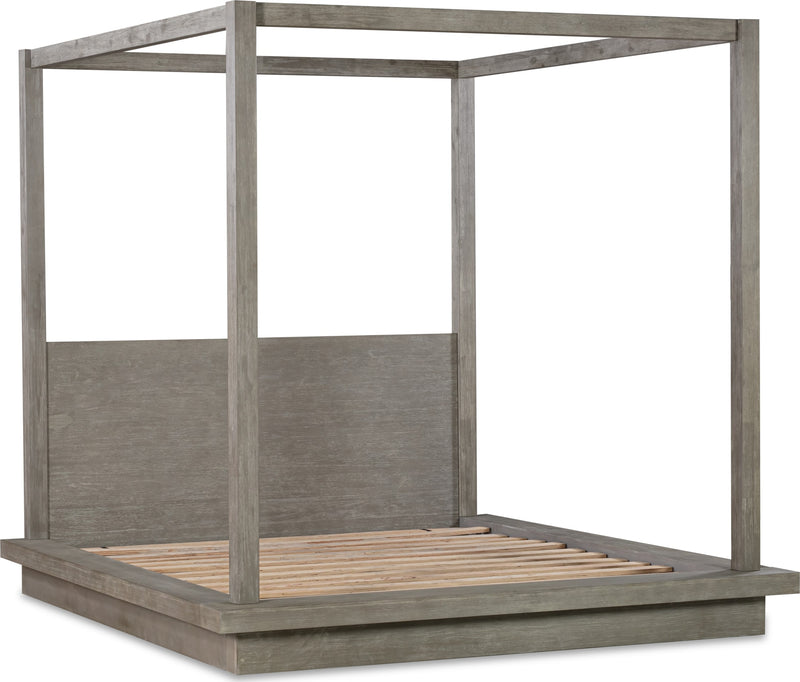 Melbourne Full-Size Canopy Bed in Mineral