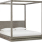 Melbourne Full-Size Canopy Bed in Mineral