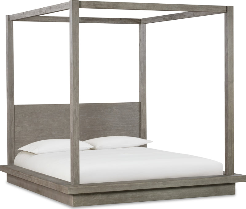Melbourne California-King Canopy Bed in Mineral