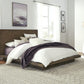 Melbourne King-Size Panel Bed in Dark Pine