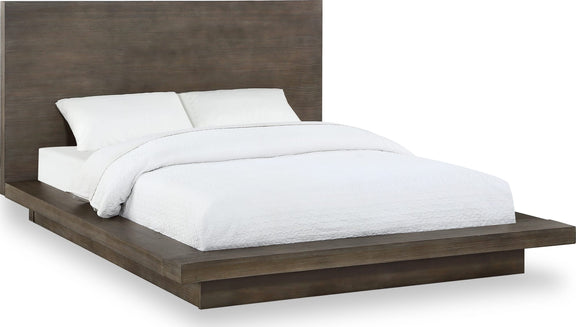 Melbourne King-Size Panel Bed in Dark Pine