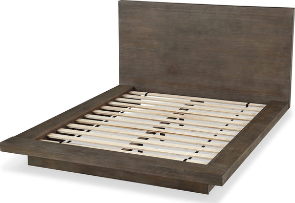 Melbourne Queen-Size Panel Bed in Dark Pine