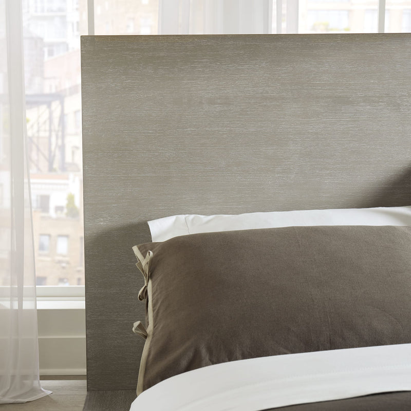 Melbourne King-Size Panel Bed in Mineral