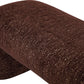 Mocoa Fully Upholstered Bench in Mongoose Chenille
