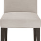 Modesto Upholstered Side Chair in Abalone Linen and French Roast