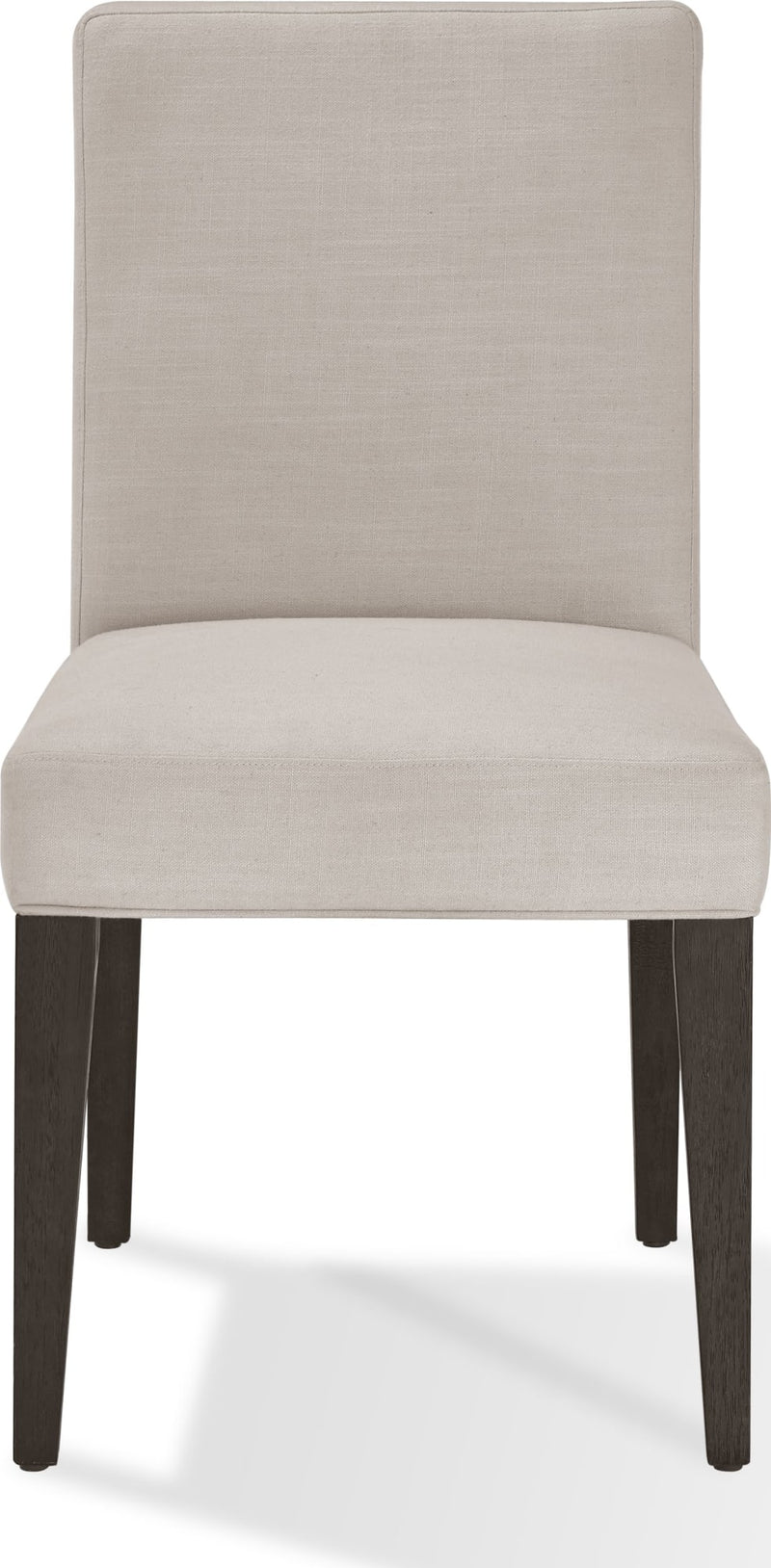 Modesto Upholstered Side Chair in Abalone Linen and French Roast