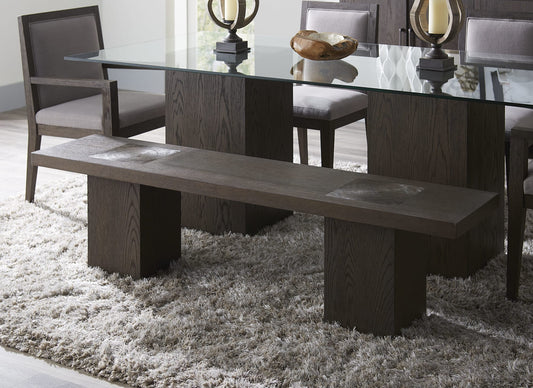 Modesto Wooden Dining Bench in French Roast