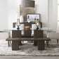 Modesto Wooden Dining Bench in French Roast