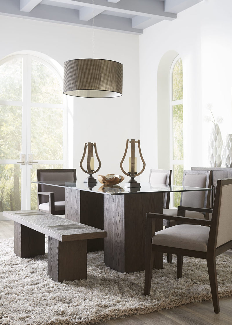 Modesto Wooden Dining Bench in French Roast