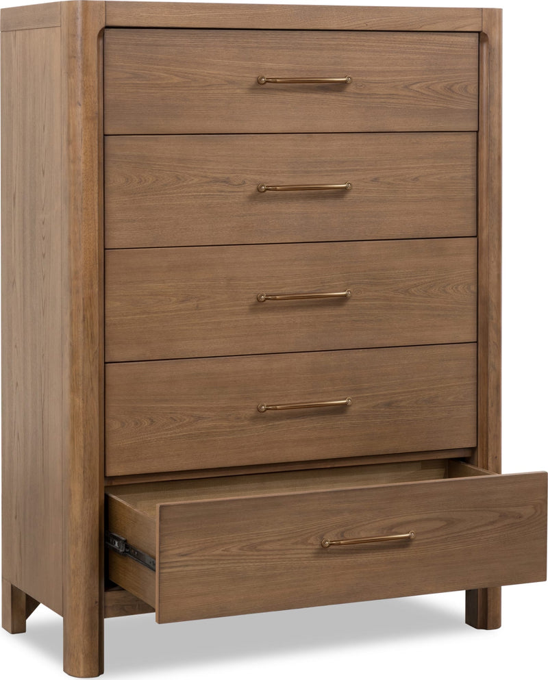Morris 5 Drw Chest - Claystone