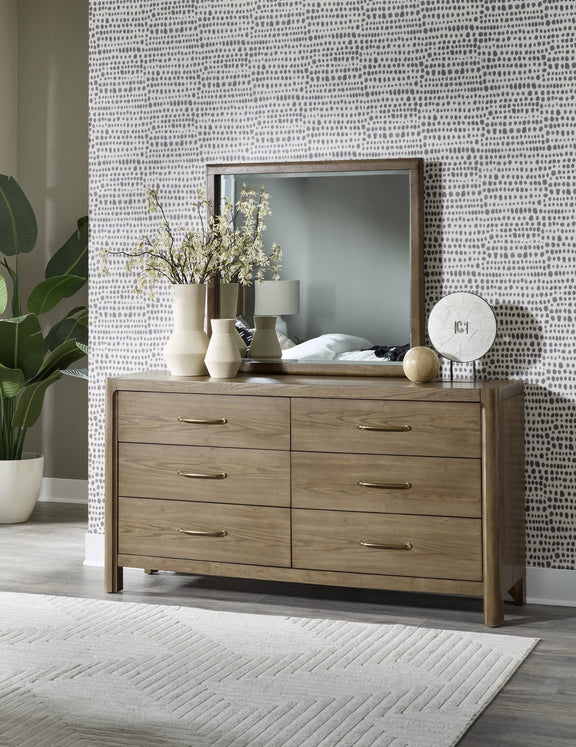 Morris 6 Drw Dresser - Claystn