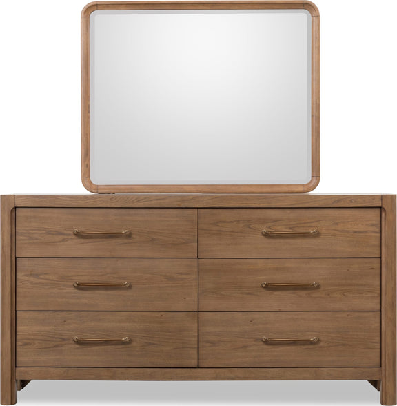 Morris 6 Drw Dresser - Claystn