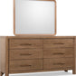 Morris 6 Drw Dresser - Claystn