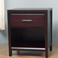 Nevis Charging Station Nightstand in Espresso