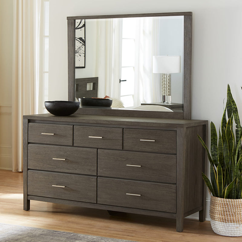Nevis Dresser Mirror in Sharkskin