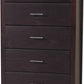 Nevis Five Drawer Chest in Espresso (2024)