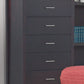 Nevis Five Drawer Chest in Espresso (2024)