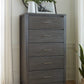 Nevis Five Drawer Chest in Sharkskin (2024)