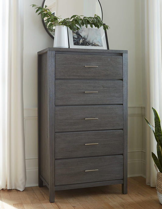 Nevis Five Drawer Chest in Sharkskin (2024)